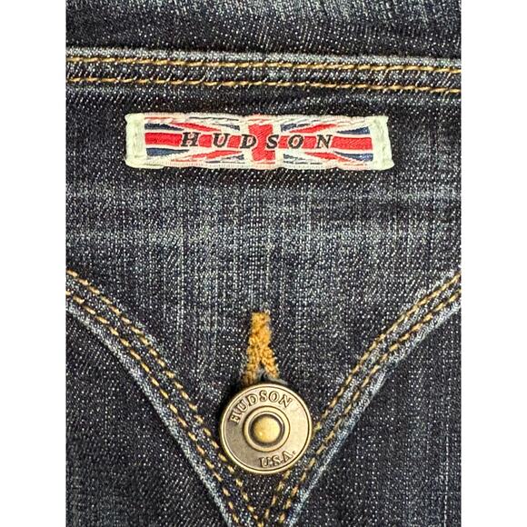 Hudson Beth Baby Boot Jeans Women’s Sz 30 x 34 Medium Wash Bootcut Flap Pockets - Picture 11 of 12